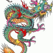 Схема вышивки «дракон 7»