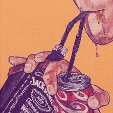 Схема вышивки «напиток»