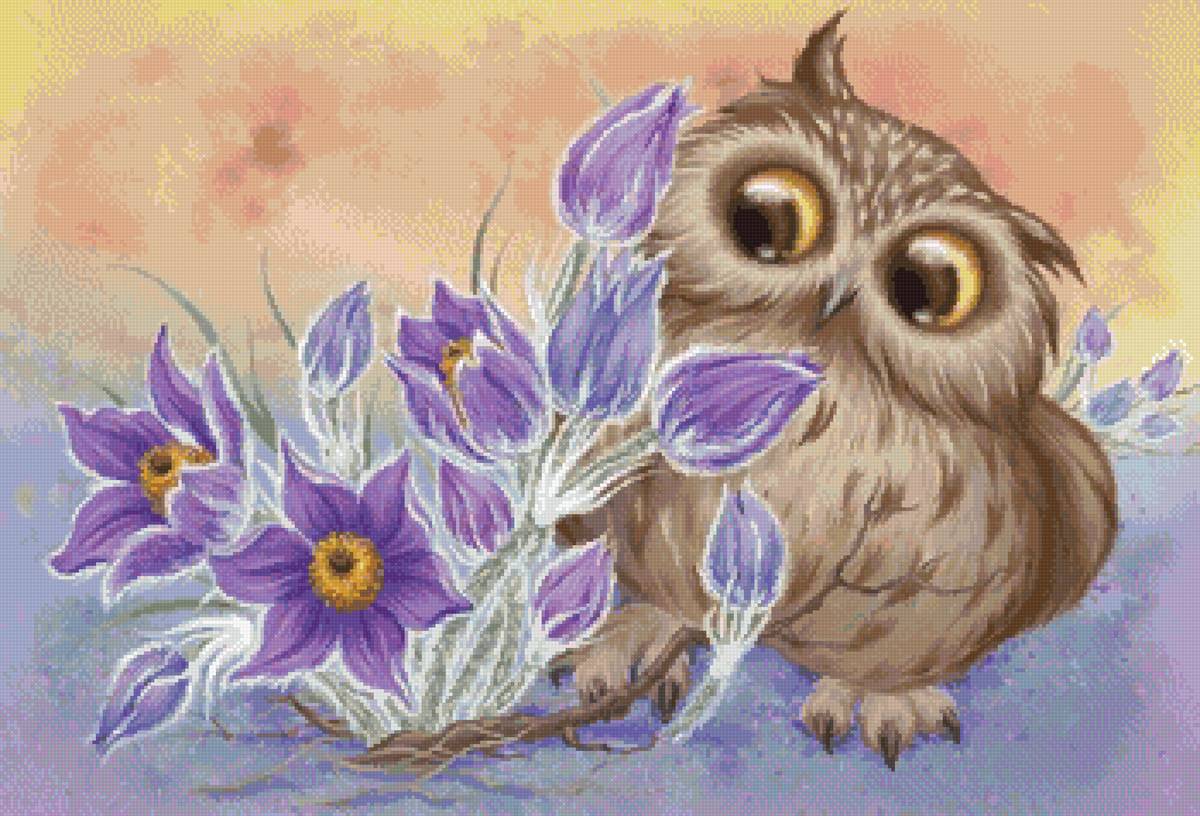 Филин. - филин, птицы, пнк - предпросмотр