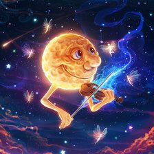 Схема вышивки «Ночная соната.»