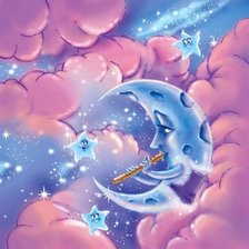 Схема вышивки «Лунная соната.»