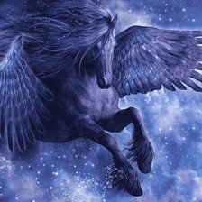 Схема вышивки «пегас»