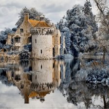 Схема вышивки «Замок»