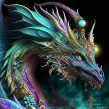 Схема вышивки «дракон 2»