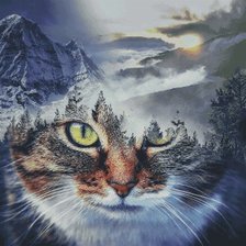 Схема вышивки «Котофей»