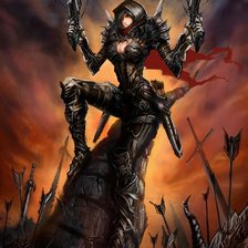 Схема вышивки «Охотник»