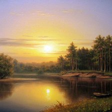 Схема вышивки «Закат»