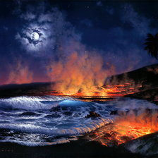 Схема вышивки «Стихия»