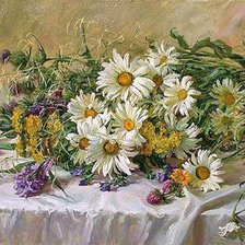 Схема вышивки «Полевые цветы»