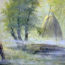 Схема вышивки «Пейзаж»