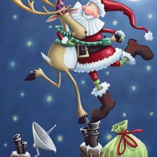 Схема вышивки «Новогодний танец»