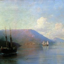 Схема вышивки «Крымский берег»