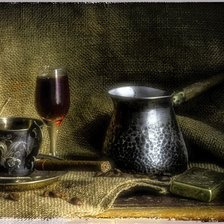 Схема вышивки «Кофе с коньяком»