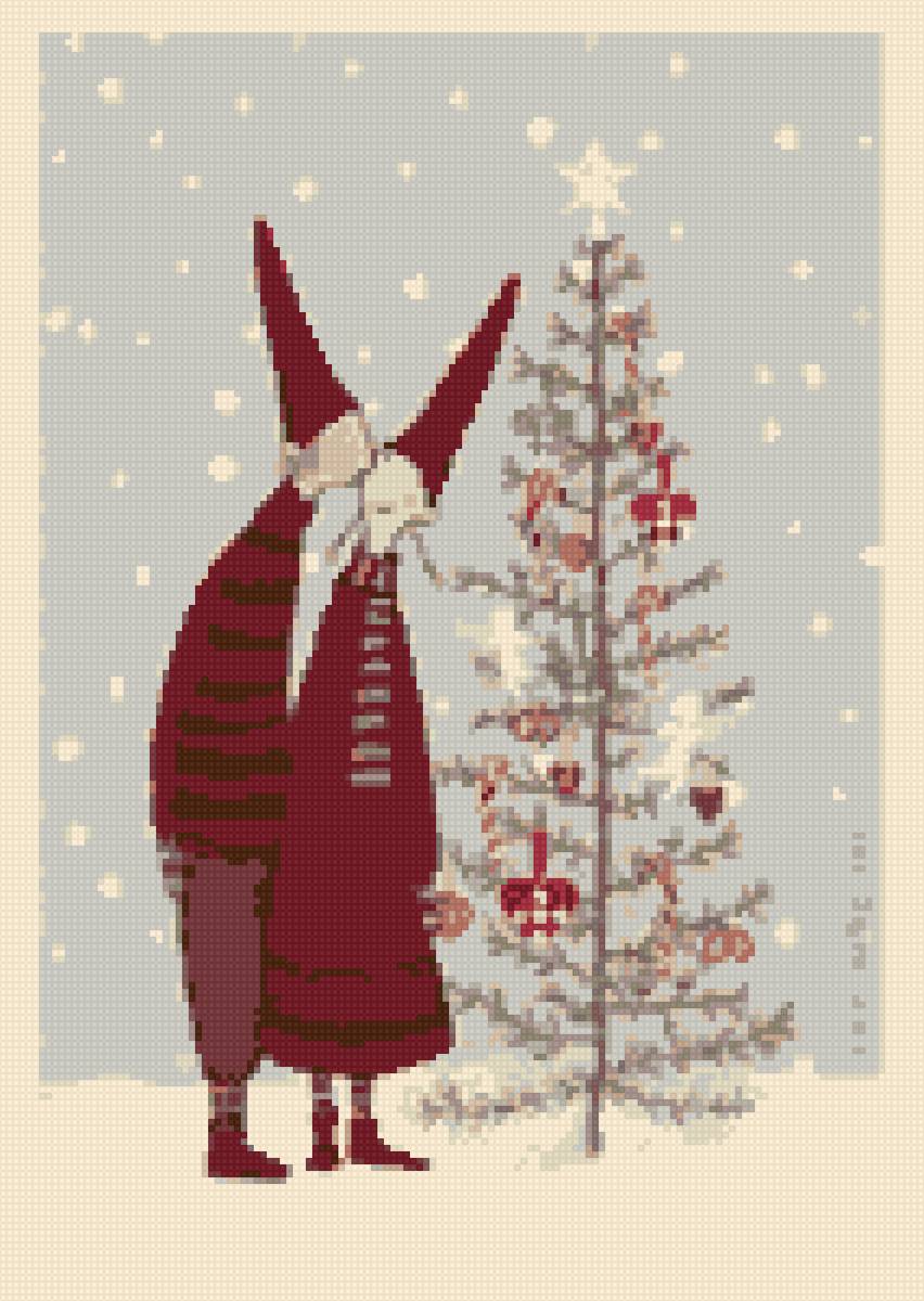 Новогодний поцелуй - встреча, поцелуй, новый год - предпросмотр