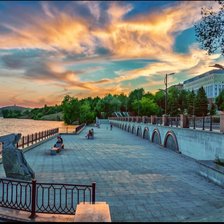 Схема вышивки «Набережная Нижний Тагил»