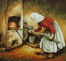 Схема вышивки «У бабушки в гостях.»