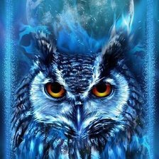 Схема вышивки «Сова.»