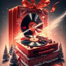 Схема вышивки «Новогодний подарок.»