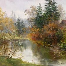 Схема вышивки «Осень»