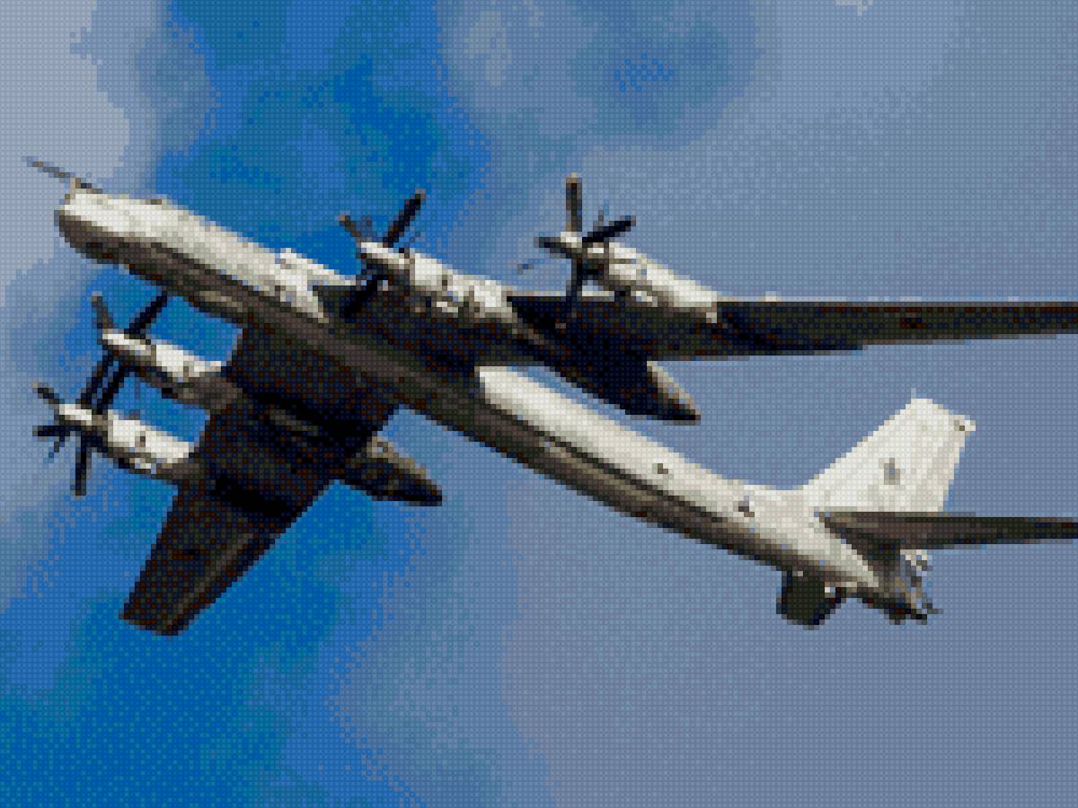 самолет ТУ 95 - самолет - предпросмотр