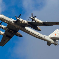 Схема вышивки «самолет ТУ 95»