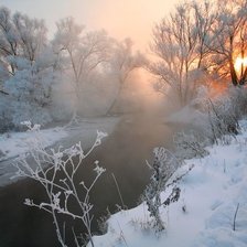 Схема вышивки «Зима»