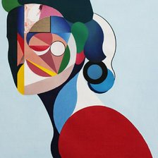 Схема вышивки «Девушка»