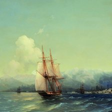 Схема вышивки «Берег моря»