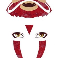 Схема вышивки «принцесса мононоке»