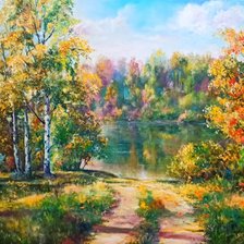 Схема вышивки «Осенние краски»