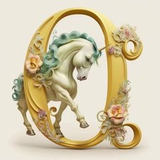 Схема вышивки «Буква "О"»