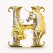 Схема вышивки «Буква "Н"»