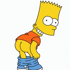 Схема вышивки «Барт Симпсон»