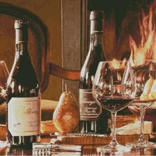 Схема вышивки «Романтический вечер»