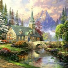 Схема вышивки «Chapel ver2»