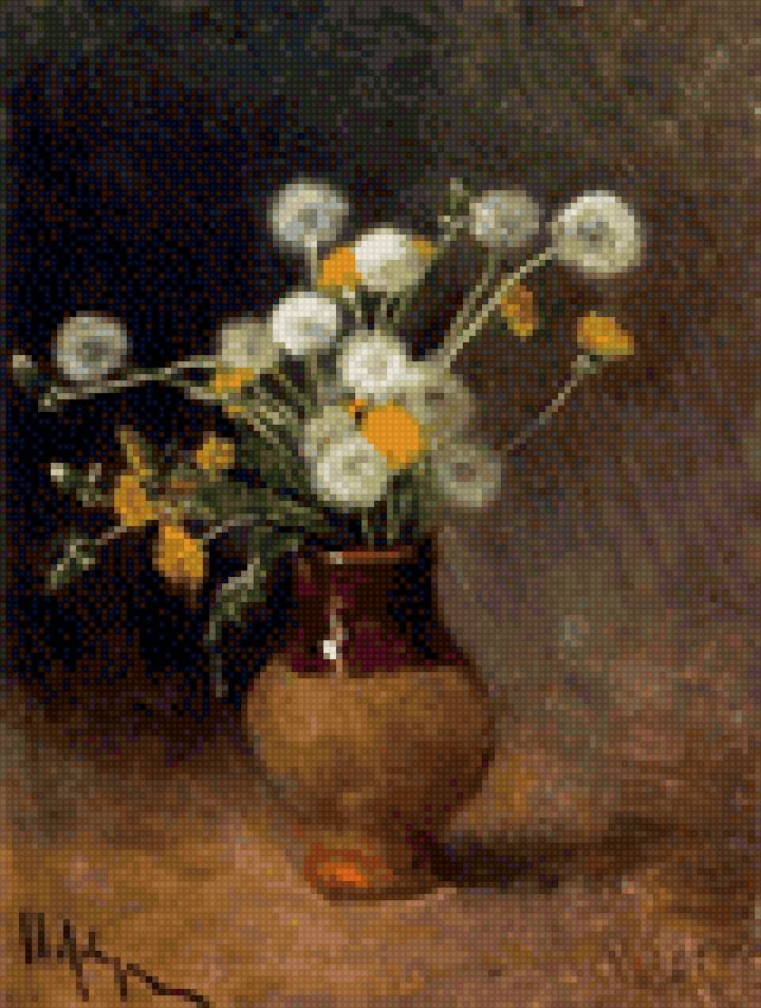 Левитан. Одуванчики - цветы - предпросмотр