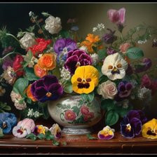 Схема вышивки «Букет»