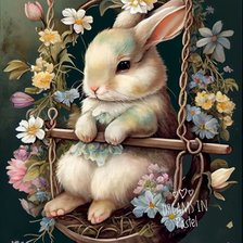 Схема вышивки «Зая»