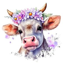 Схема вышивки «Корова»