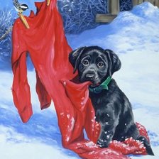 Схема вышивки «Хулиган»