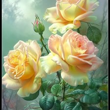 Схема вышивки «розы»