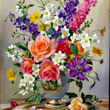 Схема вышивки «Flori, A. Williams»