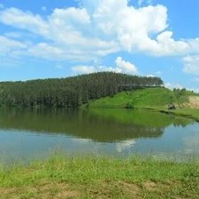 Схема вышивки «Пруд»