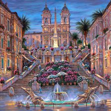 Схема вышивки «Лестница»