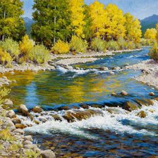 Схема вышивки «Солнечный берег»