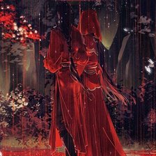 Схема вышивки «Хуаляни под кровавым дождем»