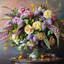 Схема вышивки «Летние цветы»