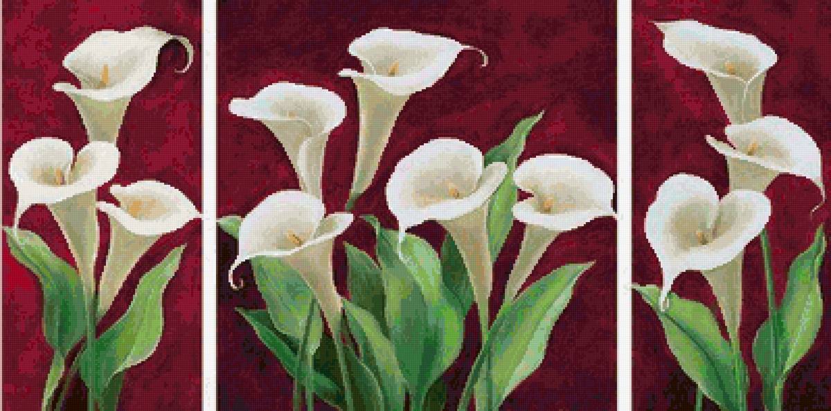 триптих каллы - предпросмотр