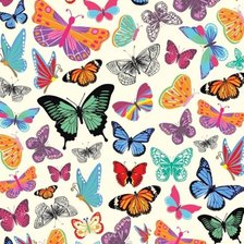 Схема вышивки «бабочки»