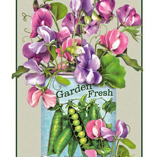 Схема вышивки «Рисунок с цветами»